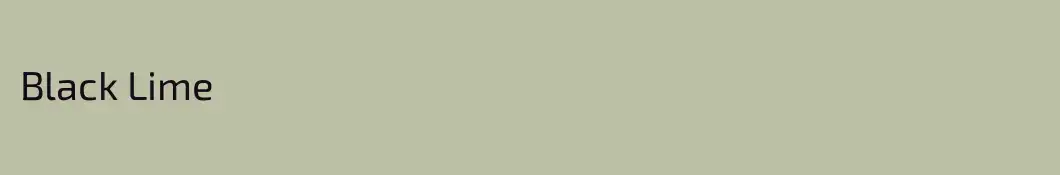 Black Lime